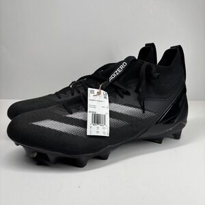 Adidas Adizero Impact+ Men's US 17 Core Black/Cloud White Football Cleats ID1828